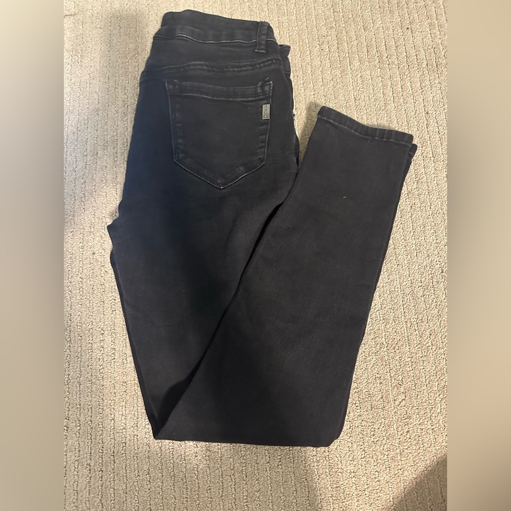 Plain black short Jeans